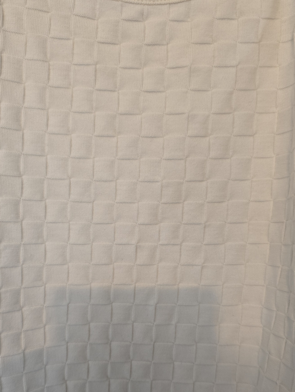 Madewell Cream Square-Textured Scoop Neck Camisole - Picture 3 of 4